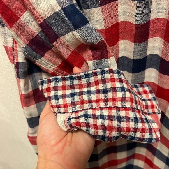 Plaid Button-Up Shirt - Picture 5 of 5